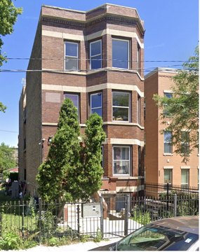 Chicago Three-Unit Brick Building