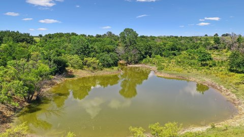 Fenced Agricultural Land with Ponds