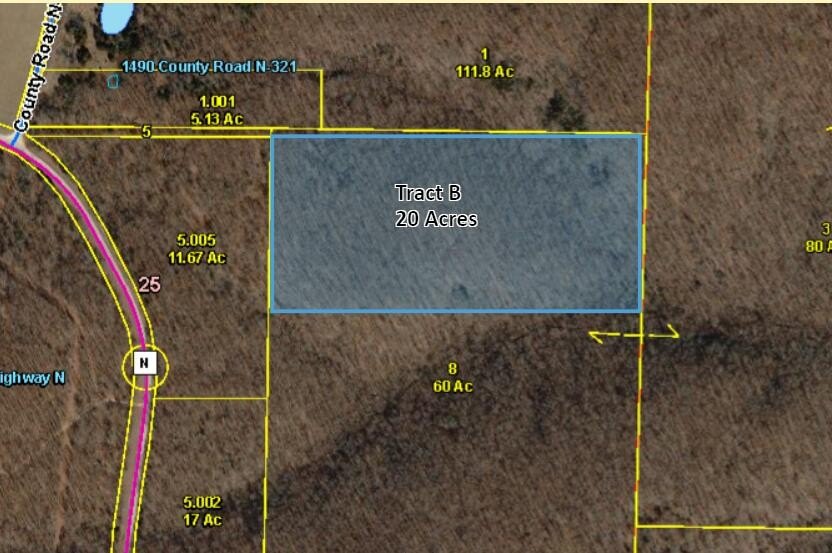 20 Acres Wooded Land