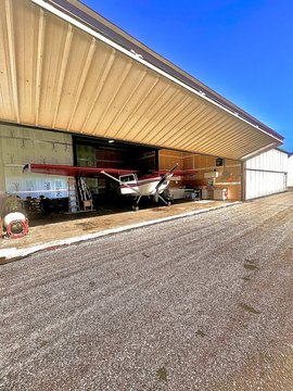 Insulated Hangar with Airstrip Access