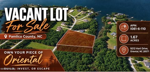 Land, Oriental, NC