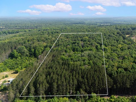 Wooded 10-Acre Recreational Land Parcel