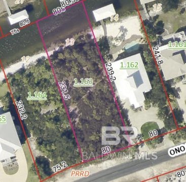 Ono Island Canal-Front Homesite