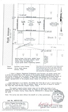 Residential Lot in Denison, TX