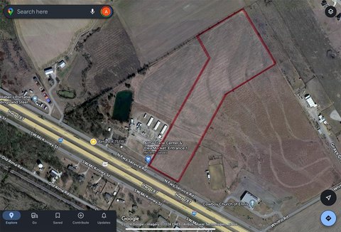 Commercial Land with Service Road Frontage