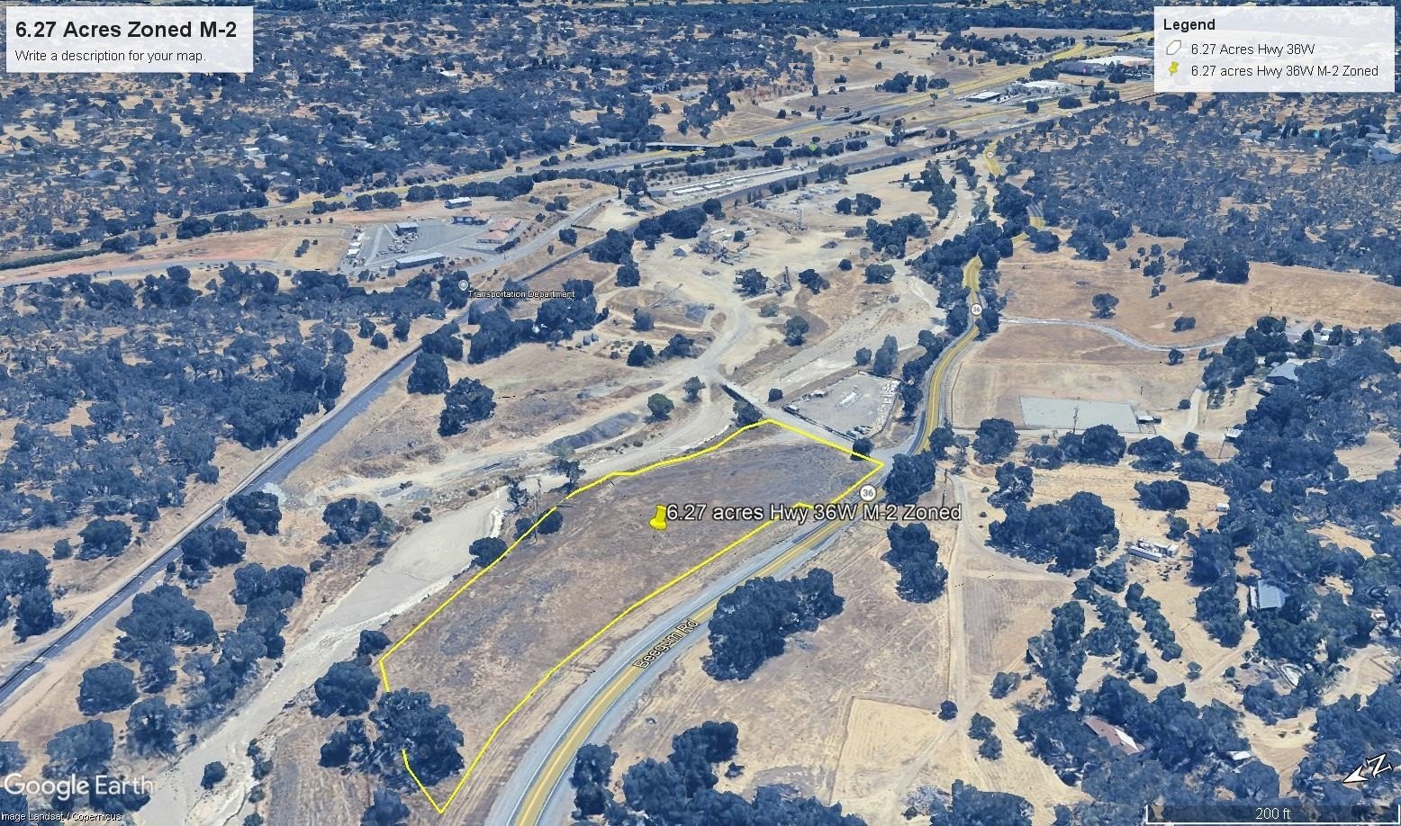 Red Bluff Commercial Land Available