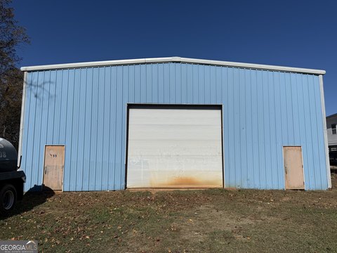 Industrial Warehouse with Crane