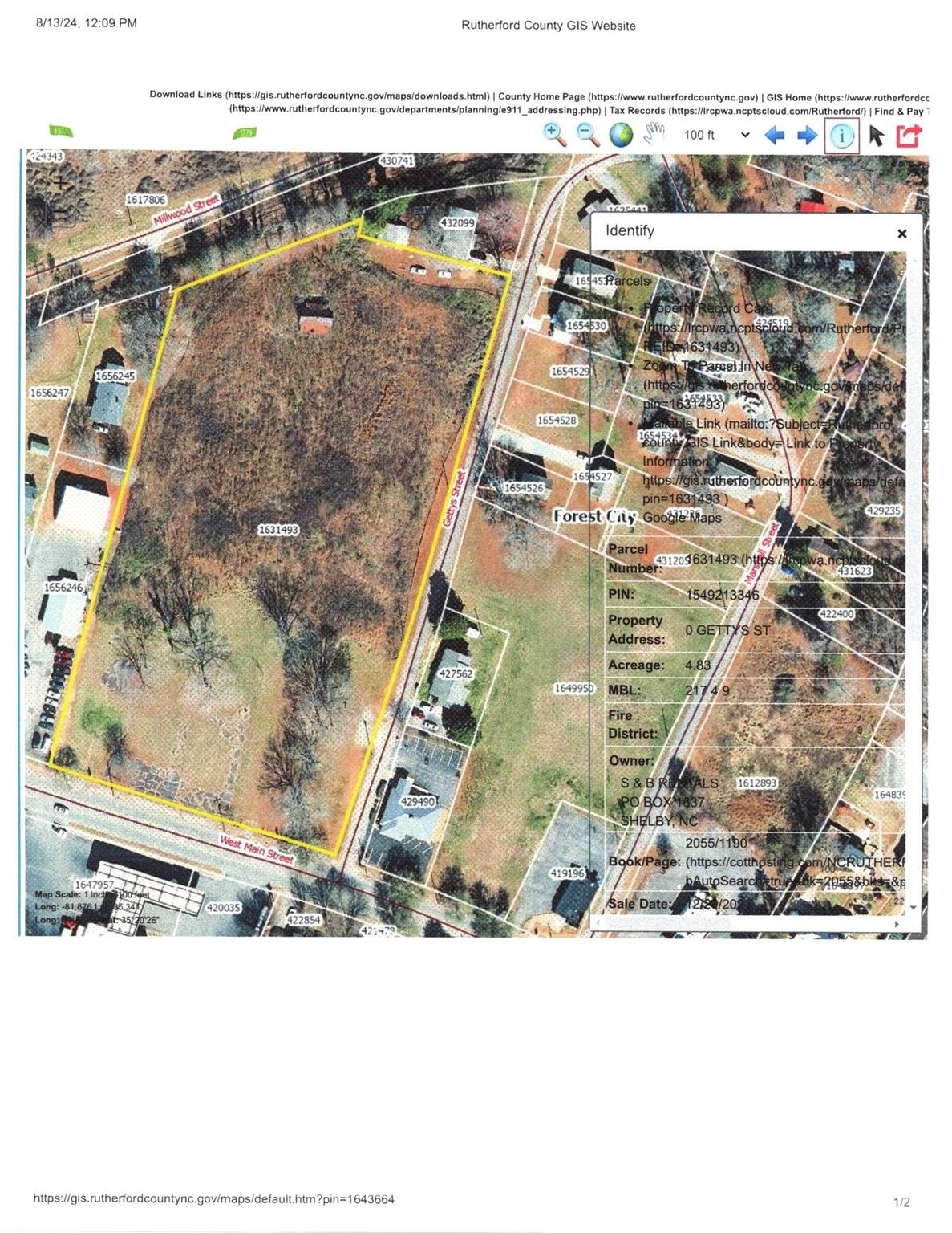 Commercial Land on Main Street