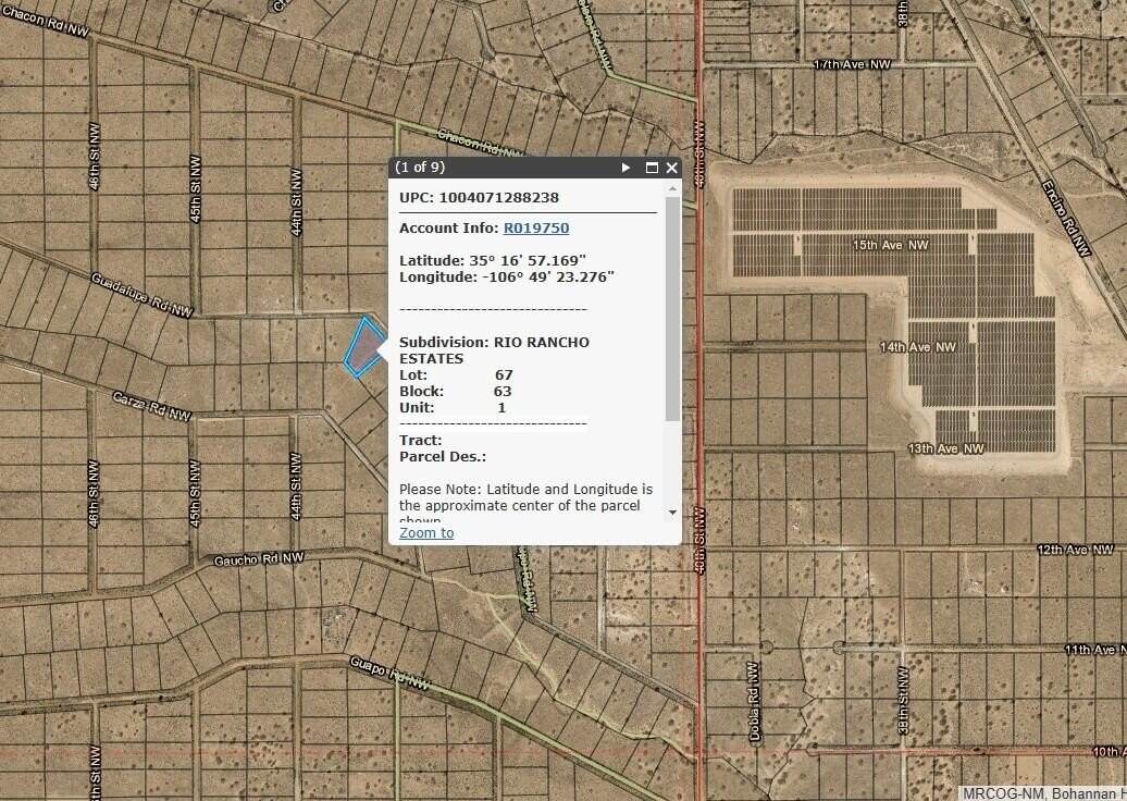 Rio Rancho Land Opportunity