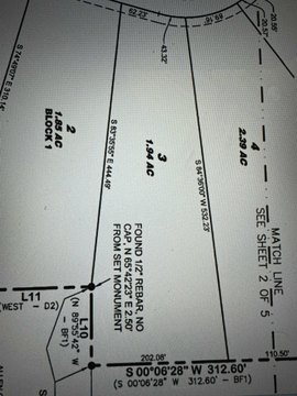 Residential Land with City Utilities