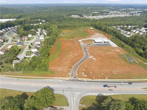 Graded Commercial Land with Driveway