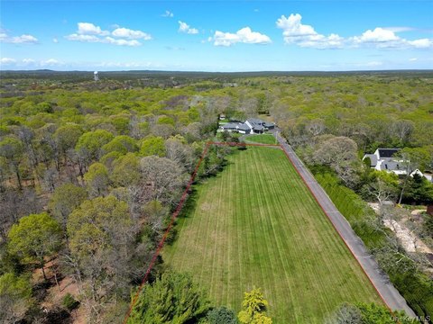 Westhampton Land with Private Road