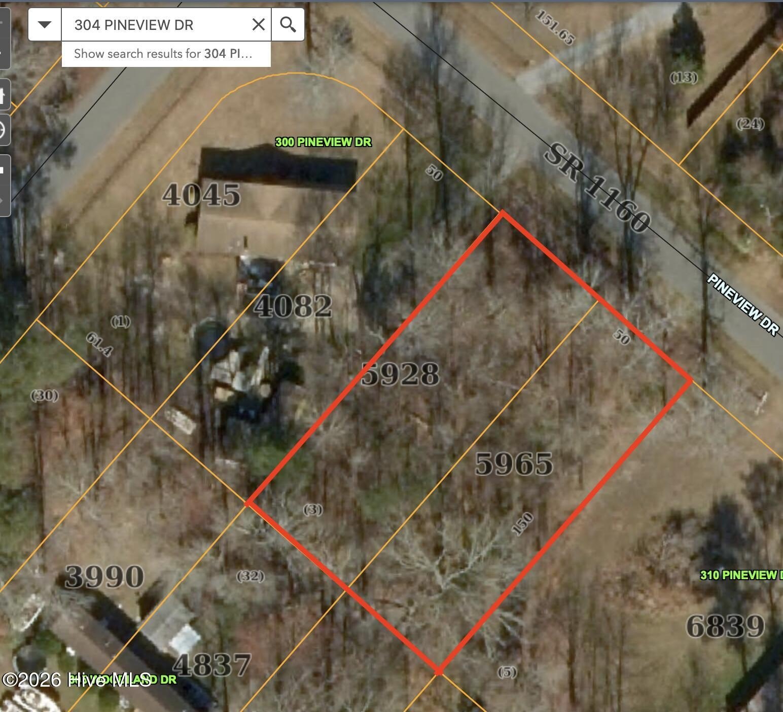 Cleared Lots in Waterfront Community