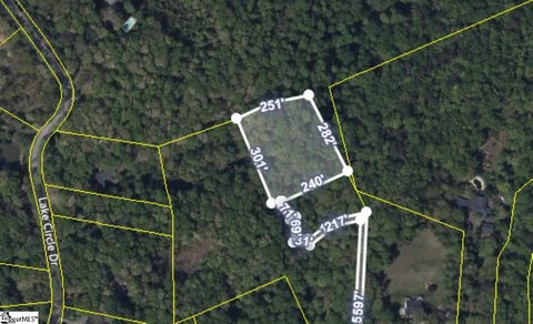 Paris Mountain Tranquil Land Parcel