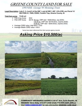 Greene County Farm Priced to Sell