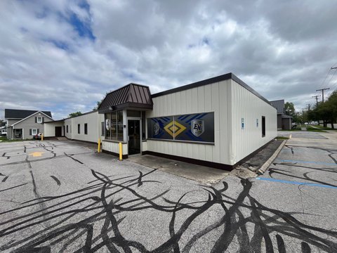 Corner Commercial Industrial Building