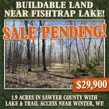 Wooded Recreation Land Near Fishtrap Lake