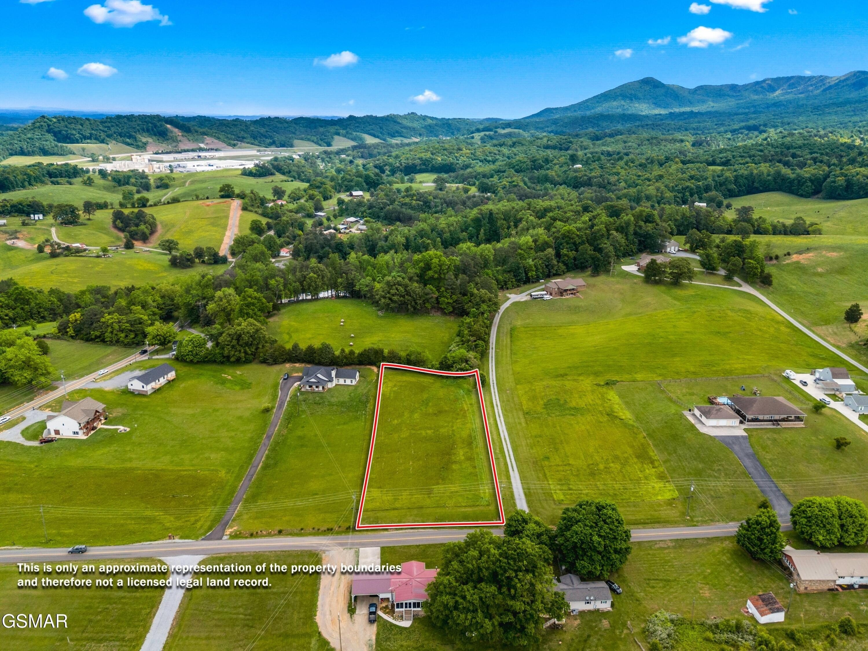 Scenic Land Near Smoky Mountains
