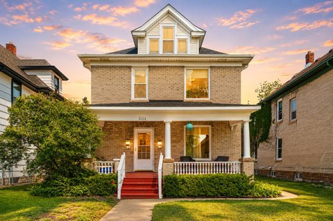 Brick Duplex with Detached Garage