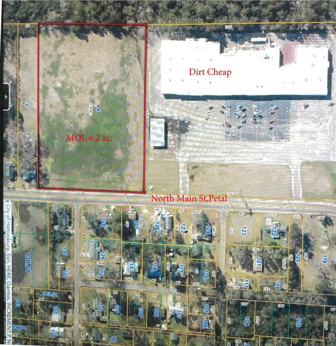 Cleared Land in Petal, MS