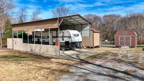Camper on Lot Near River