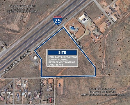 Commercial Land with Frontage Road Access