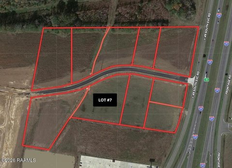 Commercial Development Land with I-49 Sign