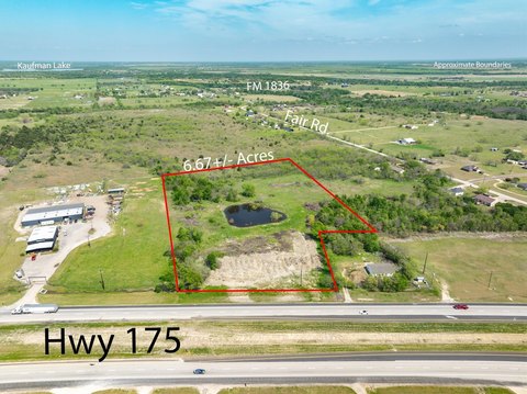 Commercial Land with US Hwy 175 Frontage