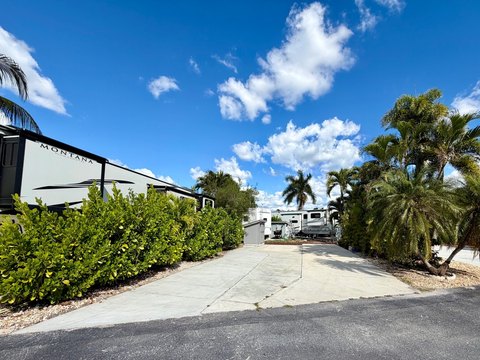 Vacant RV Lot with Full Hookups