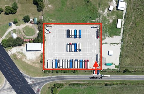 Secure Truck Parking Yard