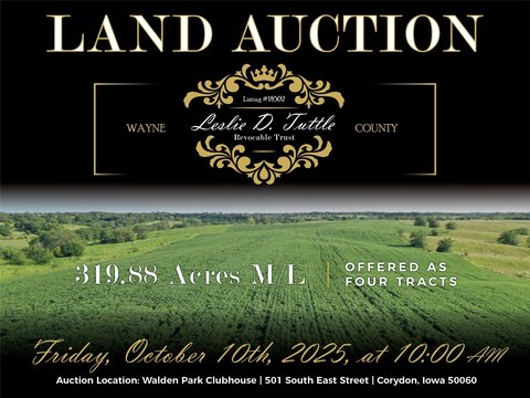 319.88 Acres of Wayne County Farmland