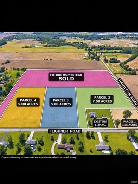 LOTS AND LAND, Roanoke, IN