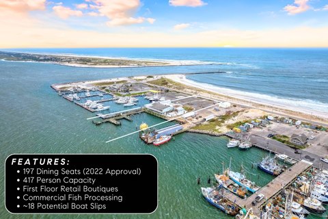 Restaurant/Bar with Ocean & Bay Views