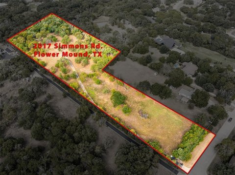 Flower Mound Acreage for Custom Home