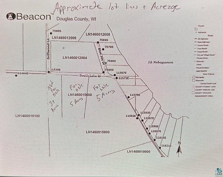 Lake Nebagamon Residential Land Parcel