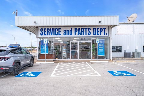 Automotive Dealership with Service Bay