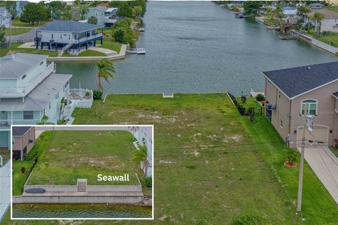 Oversized Waterfront Lot with Seawall