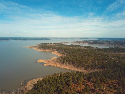 Waterfront Land in Brookeland, Texas
