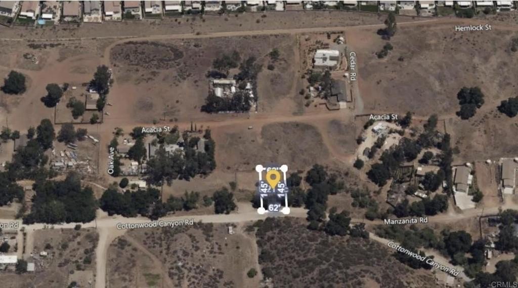 Menifee Land with Survey Markers