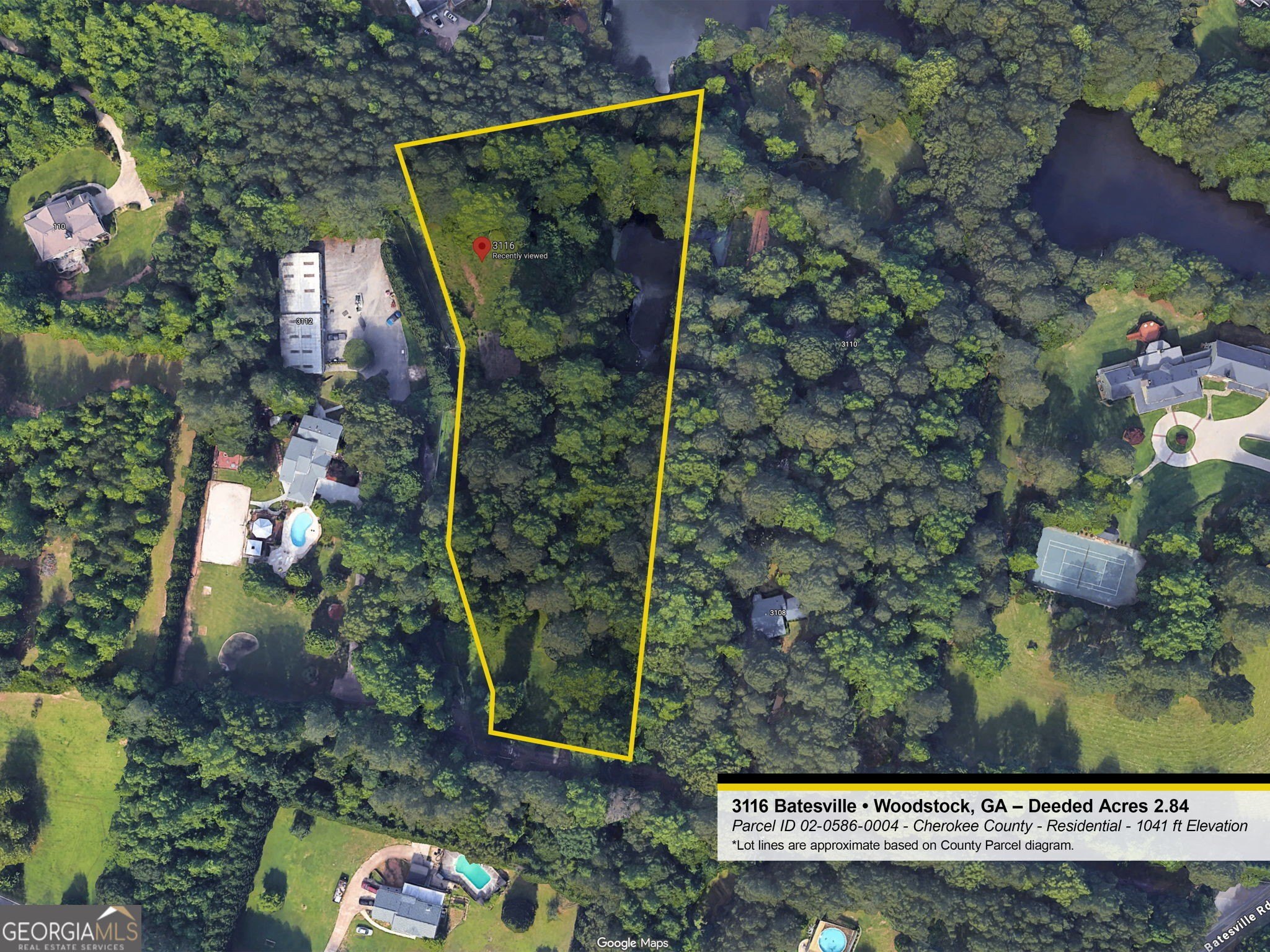 Woodstock Land with Pond
