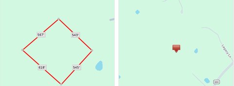 Landlocked Land with Water Meter