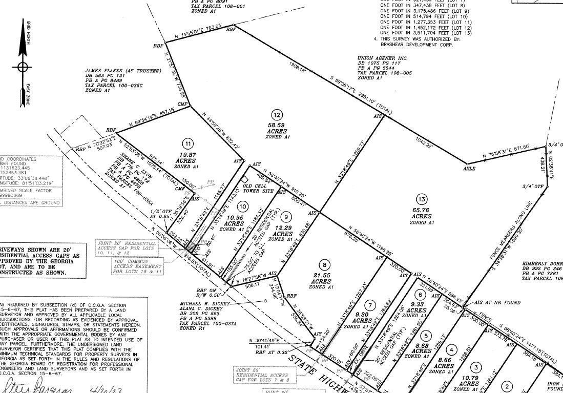 Waynesboro Land with Concrete Building