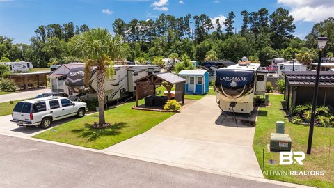 RV Resort Lot with Outdoor Living