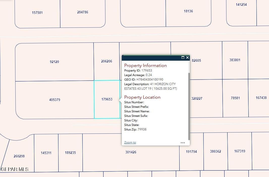 Horizon City Vacant Lot