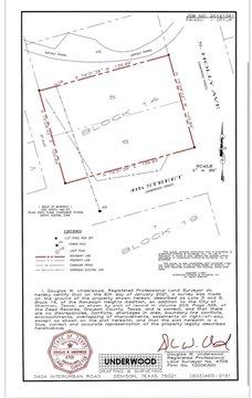 Sherman, TX Vacant Double Lot
