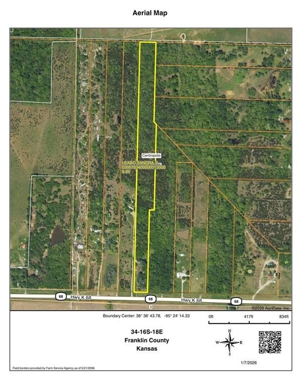 Recreational Land in Ottawa, Kansas