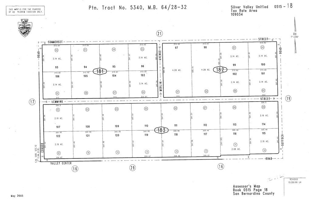 Land/Lot in Newberry Springs