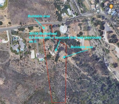 6.5 Acres on Mulholland Highway