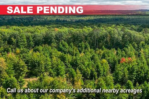 Secluded Northwoods Acreage Near Lakes