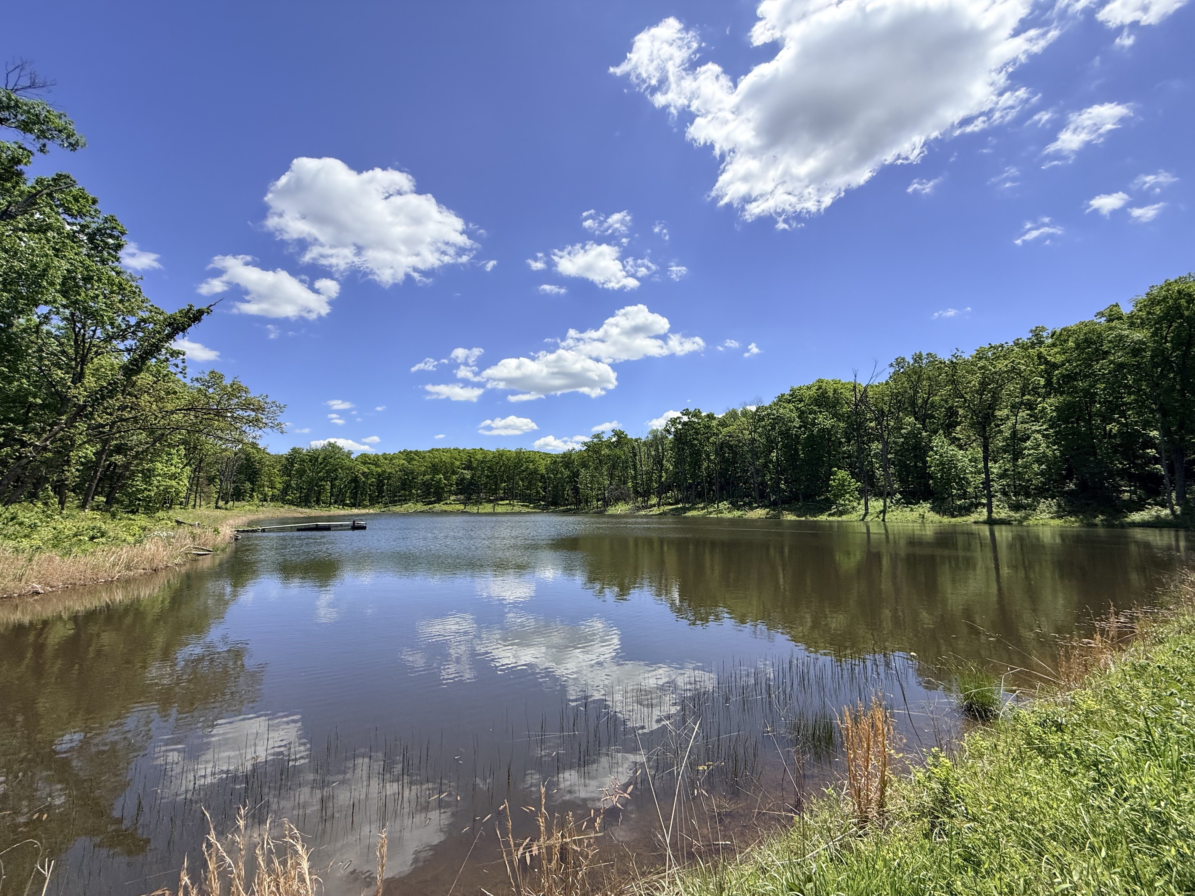 Secluded Land with Stocked Lake